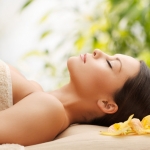 Relaxing on a Spa Bed Relieves Stress