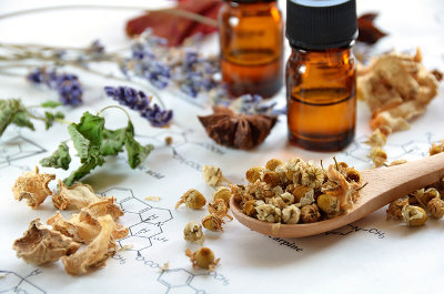 essential oils and herbs